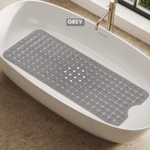 Non-Slip Bath Tub Mat (40 X 16)Inch Extra Long Antibacterial Bathroom Shower Mat